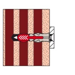 Дюбель универсальный Fischer DuoPower 12x60 мм нейлон с шурупом (10 шт.) - фото 6