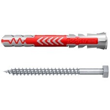Дюбель универсальный Fischer DuoPower 10x80 мм нейлон с шурупом (10 шт.)