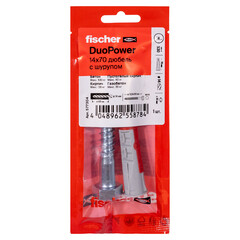 Дюбель универсальный Fischer DuoPower 14x70 мм нейлон с шурупом - фото 5