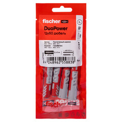 Дюбель универсальный Fischer DuoPower 12x60 мм нейлон (4 шт.) - фото 5