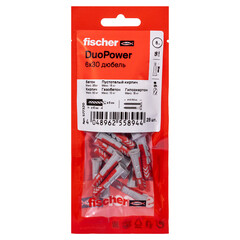 Дюбель универсальный Fischer DuoPower 6x30 мм нейлон (28 шт.) - фото 5