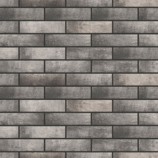 Клинкерная плитка для фасада Cerrad Loft brick pepper spec (38 шт.= 0,6 кв.м) серая 245х65х8 мм