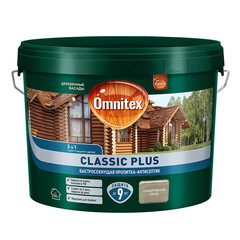 Антисептик Pinotex Classic Plus 3 в 1 декоративный для дерева скандинавский серый 9 л - фото 9