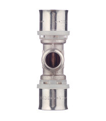 Тройник VALTEC (VTm.233.N.260426) 26(пресс) х 1/2 НР(ш) х 26(пресс) - фото 2