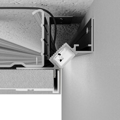 Профиль для светодиодной ленты Gap Arte Lamp IP20 2 м теневой (A670233) - фото 2