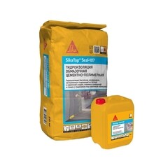 Гидроизоляция цементно-полимерная Sika Seal-107 (компонент B) жестко-эластичная 20 кг - фото 2