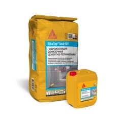 Гидроизоляция цементно-полимерная Sika Seal-107 (компонент А) жестко-эластичная 5 кг - фото 2