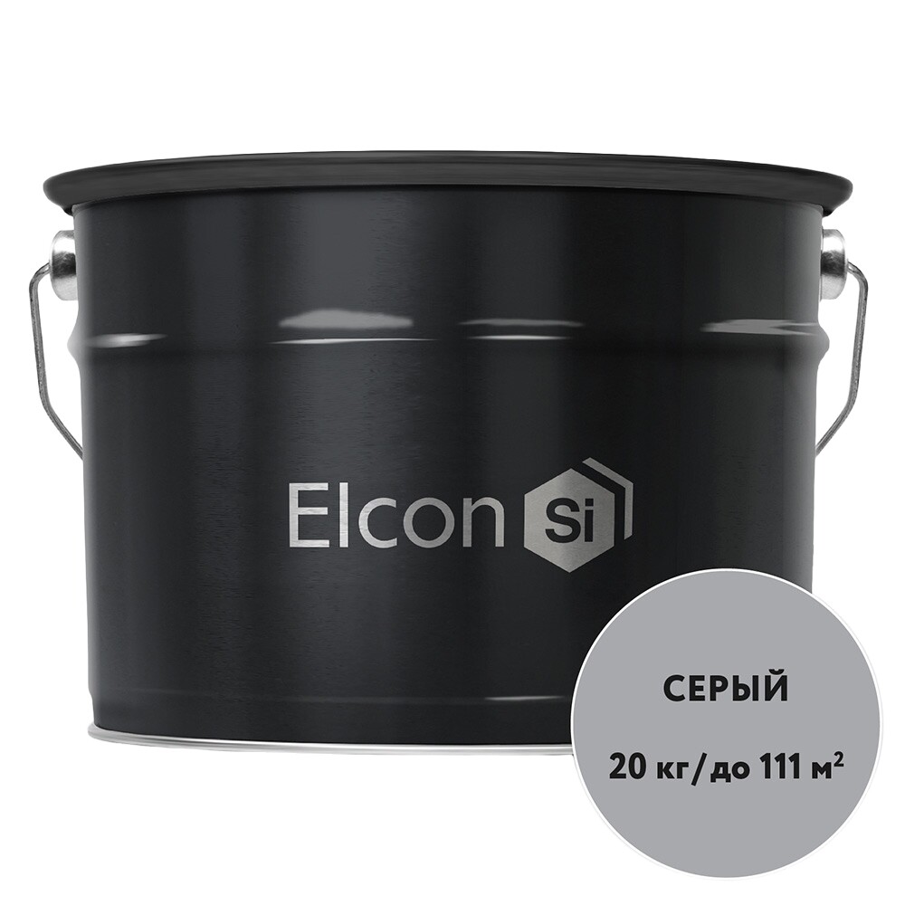 Изображение товара Грунт-эмаль цинконаполненная Elcon Zintech 96 серый 20 кг для защиты металла
