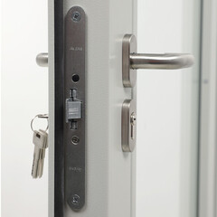 Дверь противопожарная Промет ДП-1-EIWS-60 со стеклом левая серый RAL 7035 950х2050 мм - фото 5