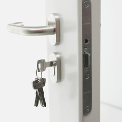 Дверь противопожарная Промет ДП-1-EIWS-60 со стеклом правая серый RAL 7035 850х2050 мм - фото 2