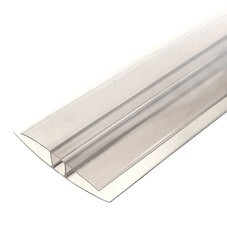 Профиль соединительный Novattro Н-образный для поликарбоната 4-6 мм 6 м