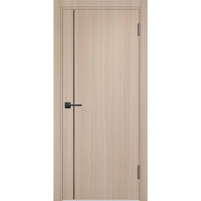 Дверь межкомнатная Милан (Вертикаль) 800х2000 мм финишпленка ясень шимо с декоративной вставкой с замком