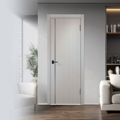 Дверь межкомнатная Милан (Вертикаль) 800х2000 мм финишпленка дуб сантана с декоративной вставкой с замком - фото 2