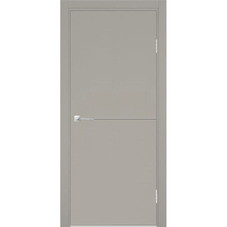 Дверь межкомнатная Милан (Вертикаль) 700х2000 мм финишпленка кашемир с декоративной вставкой с замком