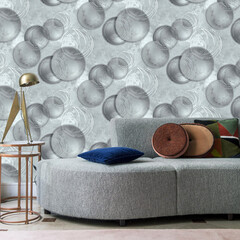 Обои компакт-винил на флизелиновой основе Erismann Benefit Mercury 60874-05 (1,06х10,05 м) - фото 5