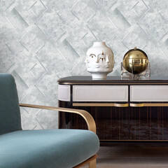 Обои компакт-винил на флизелиновой основе Erismann Benefit Techno 60910-04 (1,06х10,05 м) - фото 5