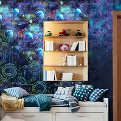 Обои компакт-винил на флизелиновой основе Erismann Kids`Story 60947-03 (1,06х10,05 м) - фото 5