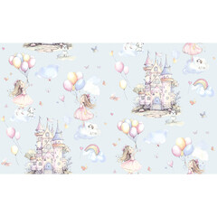 Изображение товара Обои компакт-винил на флизелиновой основе Erismann Kids`Story 60948-03 (1,06х10,05 м)