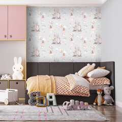 Обои компакт-винил на флизелиновой основе Erismann Kids`Story 60948-03 (1,06х10,05 м) - фото 5