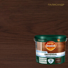 Изображение товара Антисептик Pinotex Universal 2 в 1 декоративный для дерева палисандр 2,5 л