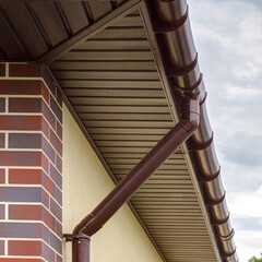 Колено трубы Технониколь пластиковое d82 мм 135° коричневое RAL 8017 - фото 5