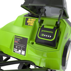 Снегоуборщик аккумуляторный Greenworks G40ST40 400 мм 40 В 1 АКБ и ЗУ (G40ST40) - фото 2