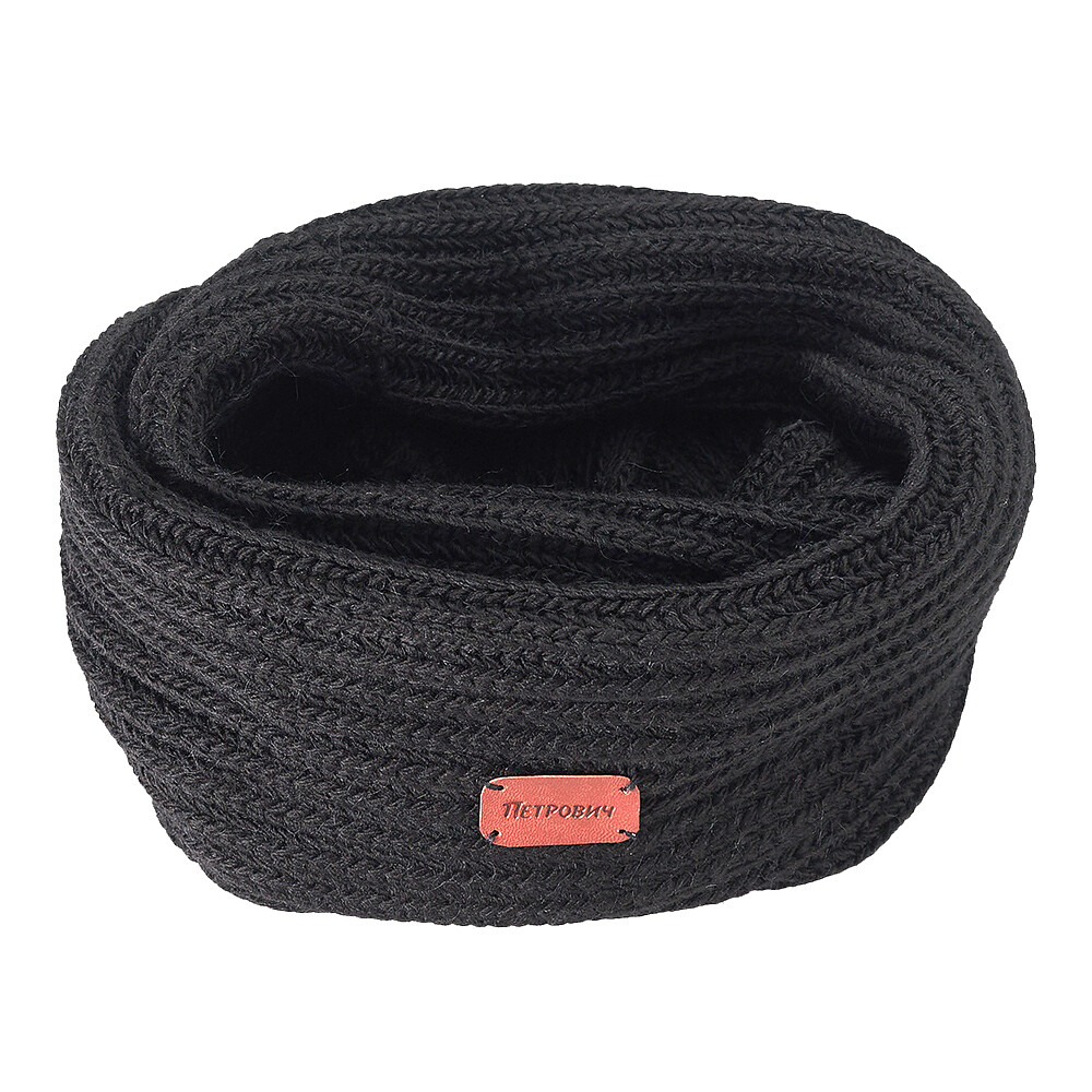 

Снуд черный с логотипом