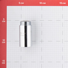 Удлинитель 50 мм х 3/4 ВР(г) х 3/4 НР(ш) латунный - фото 2