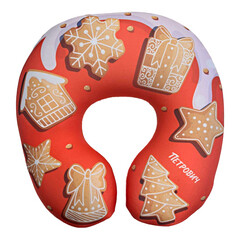 Подушка Петрович новогодняя