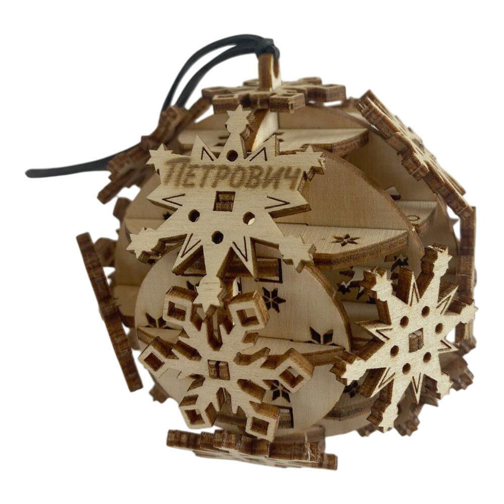 

Елочная игрушка-конструктор