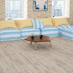 Ламинат 33 класс Kastamonu Floorpan Blue дуб ален 2,131 кв.м 8 мм с фаской влагостойкий - фото 8