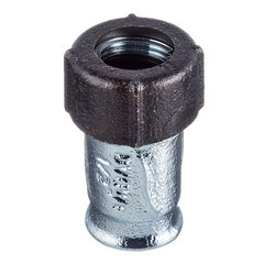 Соединитель Gebo Quick (IK12/GBIK05) 1/2 ВР(г) чугунный оцинкованный - фото 1