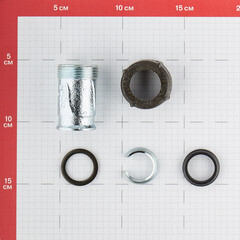 Соединитель Gebo Quick (IK12/GBIK05) 1/2 ВР(г) чугунный оцинкованный - фото 4