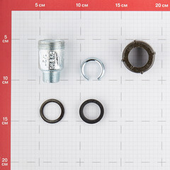 Соединитель Gebo Quick (AK12/GBAK05) 1/2 НР(ш) чугунный оцинкованный - фото 3