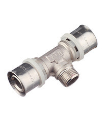 Изображение товара Тройник VALTEC (VTm.233.N.260426) 26(пресс) х 1/2 НР(ш) х 26(пресс)