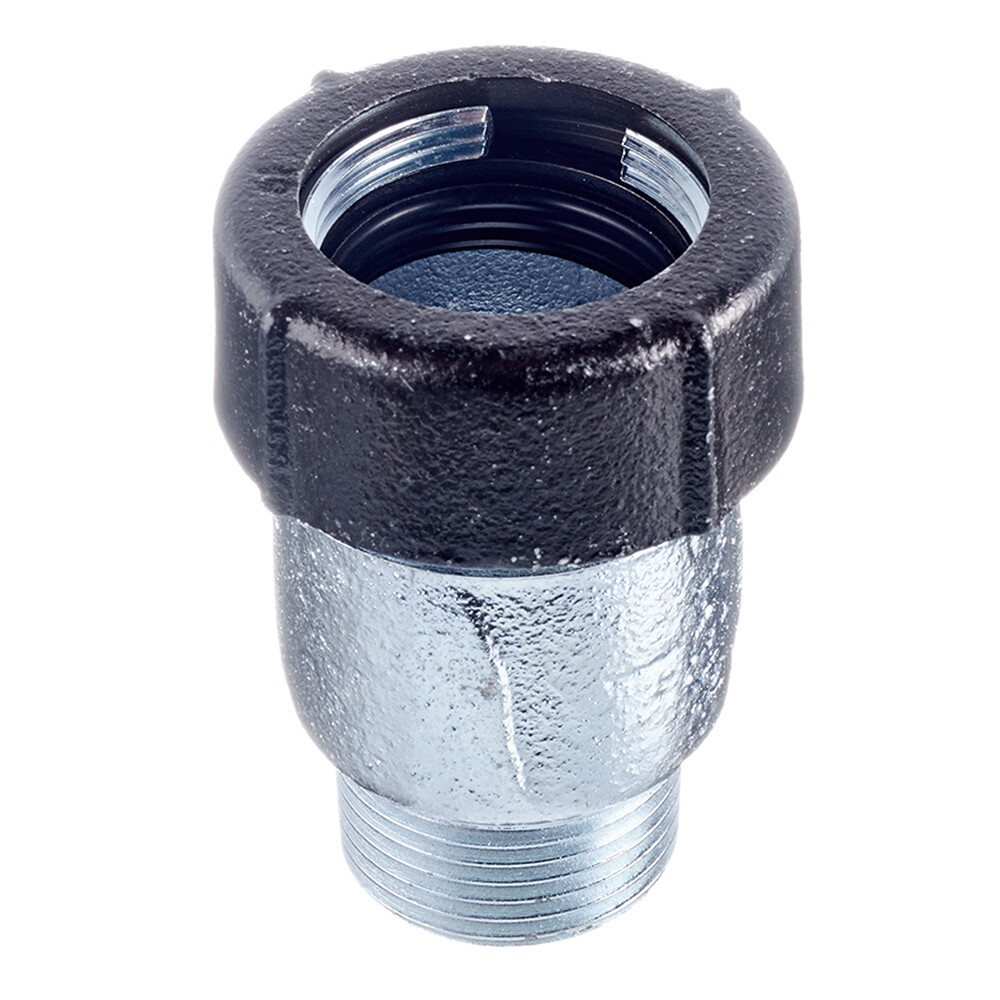 Соединитель Gebo Quick (AK1/GBAK10) 1 НР(ш) чугунный оцинкованный