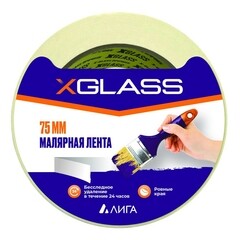 Изображение товара Лента малярная X-Glass белая 75 мм 36 м (160444)