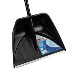 Лопата снеговая Palisad Base полипропилен с алюминиевым черенком 1405х550 мм (61607) - фото 6