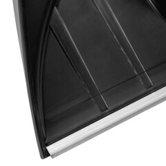 Лопата снеговая Palisad Base полипропилен с алюминиевым черенком 1405х550 мм (61607) - фото 4