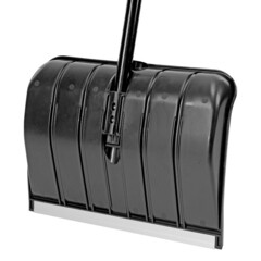 Лопата снеговая Palisad Base полипропилен с алюминиевым черенком 1325х455 мм (61798) - фото 6