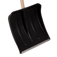 Лопата снеговая Сибртех пластиковая с деревянным черенком 1420х385 мм (615745) - фото 6