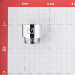 Удлинитель Valtec 25 мм х 1 ВР(г) х 1 НР(ш) хром латунный (VTr.198.C.0625) - фото 3