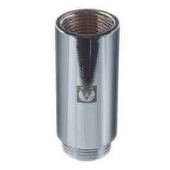 Удлинитель Valtec 80 мм х 1 ВР(г) х 1 НР(ш) хром латунный (VTr.198.C.0680) - фото 1