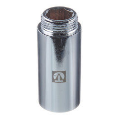 Удлинитель Valtec 80 мм х 1 ВР(г) х 1 НР(ш) хром латунный (VTr.198.C.0680) - фото 3