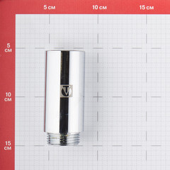 Удлинитель Valtec 80 мм х 1 ВР(г) х 1 НР(ш) хром латунный (VTr.198.C.0680) - фото 2