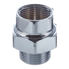 Изображение товара Американка прямая 1 ВР(г) х 1 НР(ш) хром латунная