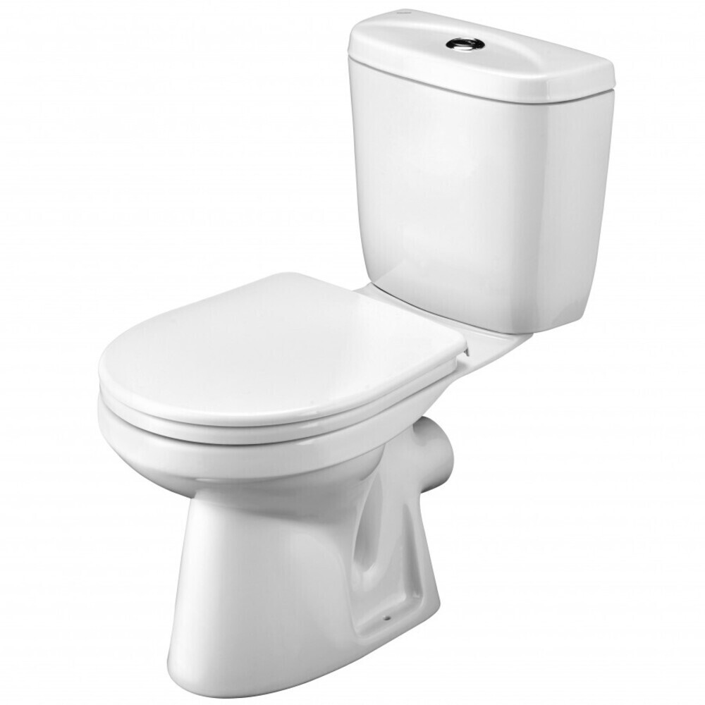 Изображение товара Унитаз-компакт Santek Анимо с горизонтальным выпуском и сиденьем из полипропилена