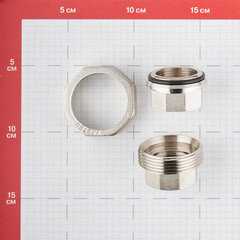 Американка прямая Valtec 1 ВР(г) х 1 ВР(г) латунная (VTr.340.N.0006) - фото 2