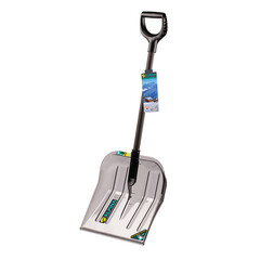 Изображение товара Лопата снеговая автомобильная Amigo val Alpina поликарбонат с алюминиевым черенком 900х380 мм (78105)