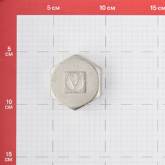 Заглушка Valtec 1 1/4 ВР(г) латунная (VTr.590.N.0007) - фото 3